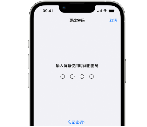 蓝山iPhone屏幕维修分享iPhone屏幕使用时间密码忘记了怎么办 