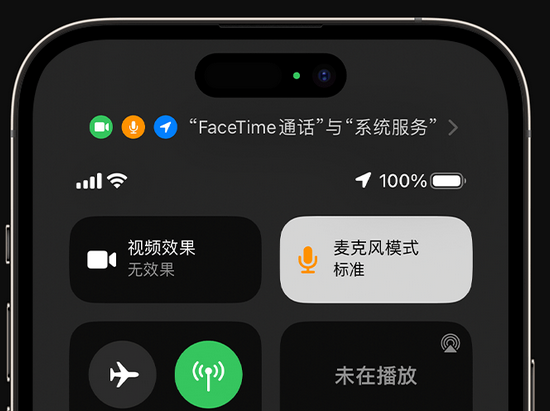 蓝山苹果授权维修网点分享iPhone在通话时让你的声音更清晰 