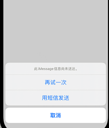 蓝山apple维修iPhone上无法正常发送iMessage信息