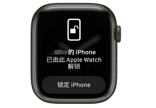 蓝山苹果手机维修分享用 AppleWatch 解锁配备面容 ID 的 iPhone方法 