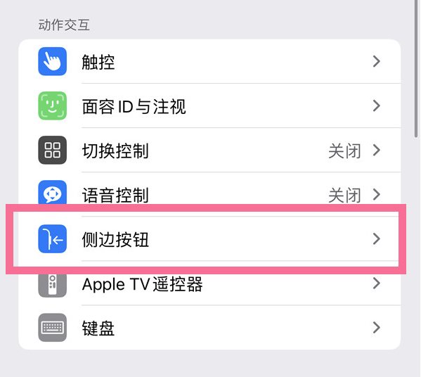 蓝山苹果14维修店分享iPhone14 Plus侧键双击下载功能关闭方法 