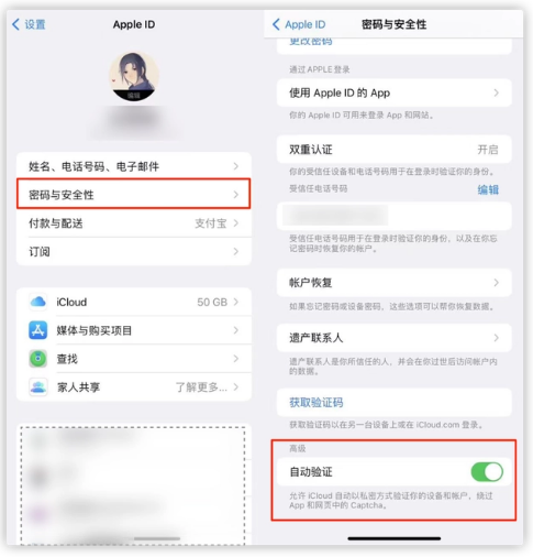 蓝山苹果手机维修分享iOS 16 自动验证功能开启方法 