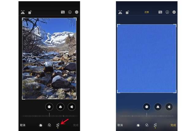 蓝山苹果手机维修分享iPhone手机如何使用裁剪功能隐藏照片 