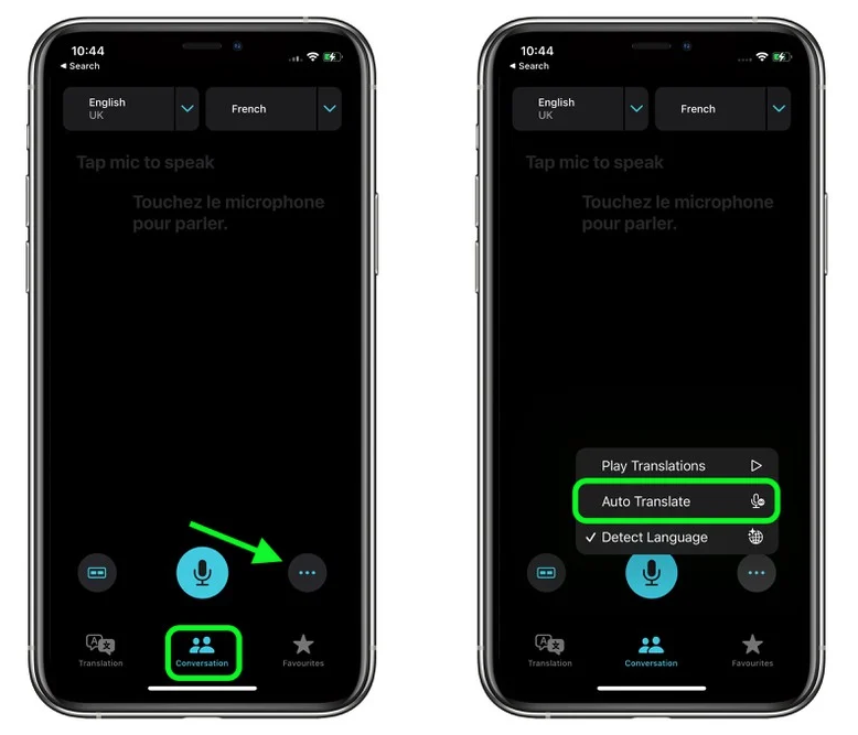 蓝山苹果手机维修分享iOS 15 “翻译” App 新改进 